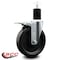 Service Caster 6'' Phenolic Swivel 1-3/4'' Expanding Stem Caster Total Lock Brake SCC-EXTTL20S615-PHS-134 - alternate 2